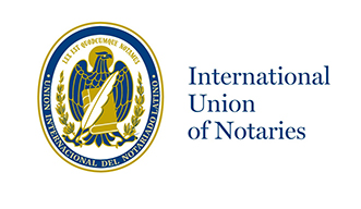 Logo der "International Union of Notaries"